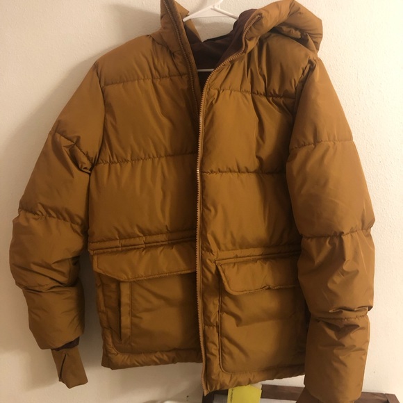 Brown all in motion puffer jacket - Picture 1 of 2